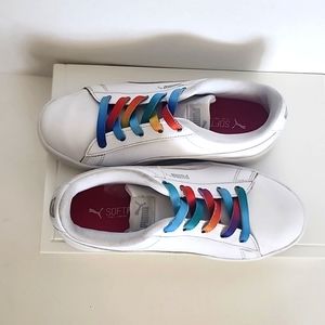 Kids sneakers PUMA Vikky v2 Rainbow Sneakers JR size 3.5 youth unisex sl…